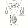 Zinc Alloy Jewelry Sets FS-WG7330E-01-6