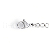 Tarnish Resistant 304 Stainless Steel Chain Extender X-STAS-H349-E-01P-2
