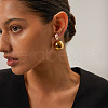 ARRICRAFT 10Pcs Teardrop Brass Stud Earring Findings KK-AR0004-05-5