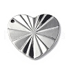Non-Tarnish 304 Stainless Steel Pendants STAS-B034-03P-1