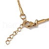 Ion Plating(IP) 304 Stainless Steel Bone Rope Chain Bracelet for Women BJEW-I311-01A-G-2