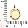 304 Stainless Steel Rotatable Pendants X-STAS-H438-08G-3