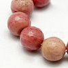 Natural Rhodonite Beads Strands G-G099-F6mm-33-1