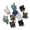 Natural & Synthetic Mixed Gemstone Pendants G-P519-03P-1