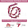 Beebeecraft 4 Strands Dyed Natural Freshwater Shell Beads Strands SHEL-BBC0001-14C-2