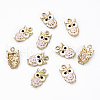 10Pcs Alloy Enamel Pendants ENAM-YW0004-56A-1