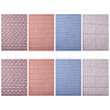 GOMAKERER 8Pcs 4 Colors Miniature Wallpapers DIY-GO0001-97-1