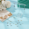  200Pcs 4 Colors Brass Brooch Findings FIND-NB0005-39-5