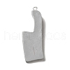 Opaque Resin Pendants RESI-A019-02E-2