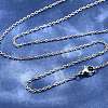 Tarnish Resistant Women Stainless Steel Cross Round Link Necklace Making X-NJEW-507L-7-1