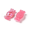 Glitter Plated Resin Cabochons RESI-H163-08B-2