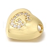 Rack Plating Brass Micro Pave Cubic Zirconia Pendants KK-I722-04G-G-2