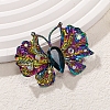 Alloy Rhinestone Brooches JEWB-M046-21A-1