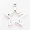 Tibetan Style Alloy Pendants TIBE-S303-37AS-NR-1