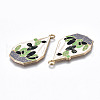 Eco-Friendly Alloy Enamel Pendants ENAM-Q437-028-NR-3