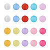 Beadthoven 100Pcs 10 Colors Transparent Acrylic Beads FACR-BT0001-02-2