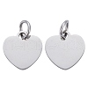 Anti-Tarnish 304 Stainless Steel Stamping Blank Tag Charms STAS-I311-18P-1
