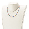 Glass Seed Beads Beaded Necklaces NJEW-JN03501-5