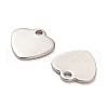 Non-Tarnish Stainless Steel Pendants STAS-L276-01P-04-2