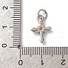 Brass Micro Pave Cubic Zirconia Pendants KK-P308-27P-3
