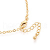 Brass Cable Chain Bracelets for Women BJEW-N032-08F-G-3