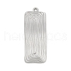 304 Stainless Steel Pendants STAS-D366-02C-P-1