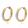 201 Stainless Steel Huggie Hoop Earrings STAS-S079-162C-G-1