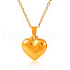 Elegant Stainless Steel Heart Pendant Necklaces for Women FR2108-2-2