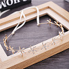 Starfish Alloy Crystal Rhinestone Hairband & Stud Earrings Sets FS-WGF7E24-01-4