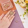 CREATCABIN 20Pcs Brass Stud Earring Findings DIY-CN0002-45-3