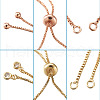 Rack Plating Eco-Friendly Brass Chain Bracelet Making KK-TA0007-84-RS-7