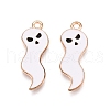 Halloween Theme Alloy Enamel Pendants PALLOY-N176-41A-RS-1