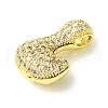 Rack Plating Brass Cubic Zirconia Pendants KK-S378-02G-L-2