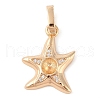 Brass Micro Pave Cubic Zirconia Pendant Bails KK-N256-17B-G-1