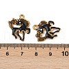 304 Stainless Steel Enamel Pendants STAS-Z140-02G-02-3