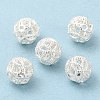 Eco-Friendly Rack Plating Brass Beads KK-A186-05S-3