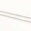 925 Sterling Silver Cable Chains STER-TAC0002-01S-1
