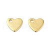 304 Stainless Steel Stamping Blank Tag Pendants STAS-Q112-G-1