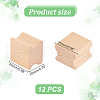 Square Grooved Wood Blocks for Stamp Carving WOOD-WH0022-67B-2