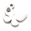 304 Stainless Steel Charms STAS-L245-007P-1