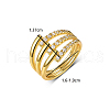 French Vintage Style S925 Sterling Silver Micro Pave Clear Cubic Zirconia Ring TL9311-1-4