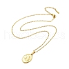 304 Stainless Steel Pendant Nacklaces For Women STAS-S124-01G-02-2