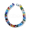 Handmade Evil Eye Lampwork Beads Strands LAMP-A007-02A-06-2