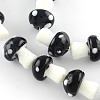 Mushroom Handmade Lampwork Beads Strands LAMP-R116-11-3