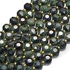 Natural Green Kambaba Jasper Beads Strands G-C116-A25-02-2