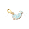Alloy Enamel Pendant Decorations HJEW-JM03296-5