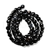 Natural Banded Agate(Dyed & Heated) Beads Strands G-C179-A6mm-21-3