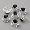 Fashion Iron Spirl Coils Hair Clip OHAR-WH0021-15G-2