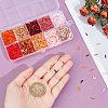 HOBBIESAY 10 Style Glass Bugle Beads SEED-HY0001-05A-3