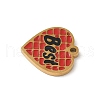 304 Stainless Steel Enamel Charms STAS-P388-19C-G-2